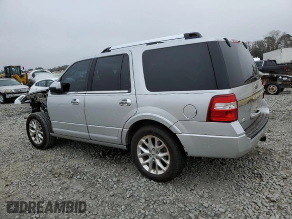 2015 Ford Expedition Limited with VIN 1FMJU1KT4FEF08033, listed as a Copart auction lot 86744224 with 152,775 mi miles and Salvage title. Bid and sale history available at DreamBid. Image 2.