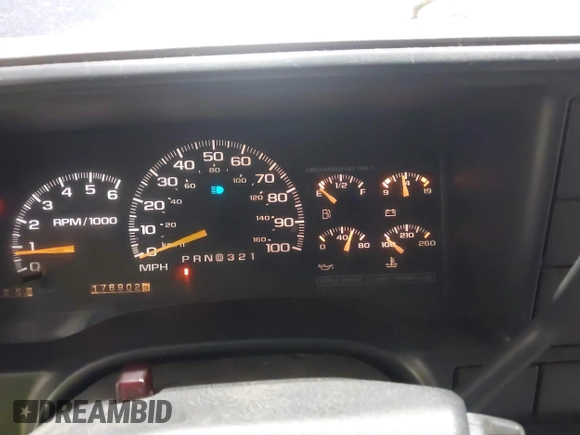 1999 Chevrolet Suburban with VIN 3GNEC16RXXG237570, listed as a IAAI auction lot 40210234 with 176,902 mi miles. Bid and sale history available at carsss.com. Image 7.
