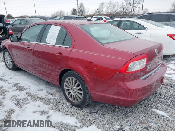 2008 Mercury Milan Premier with VIN 3MEHM08198R609067, listed as a IAAI auction lot 41385909 with 70,310 mi miles and . Bid and sale history available at DreamBid. Image 3.