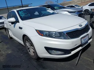 2013 Kia Optima LX with VIN KNAGM4A71D5383314, listed as a IAAI auction lot 41812942 with 228,220 mi miles. Bid and sale history available at carsss.com. Image 1.