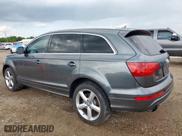 2015 Audi Q7 S line Prestige with VIN WA1DGAFE8FD013354, listed as a Copart auction lot 59822655 with 110,464 mi miles and Salvage title. Bid and sale history available at DreamBid. Image 2.