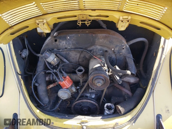 1972 Volkswagen Beetle with VIN 1122273525, listed as a Copart auction lot 79026884 with 17,604 mi miles and Clean Title. Bid and sale history available at DreamBid. Image 11.