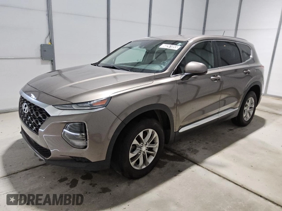 2019 Hyundai Santa Fe SE z VIN 5NMS23ADXKH084868, wystawiony jako Copart lot #60261855 z przebiegiem 137 843 mil mil oraz Czysty tytuł • Clean title. Historia ofert i sprzedaży dostępna na DreamBid. Obrazek 1.