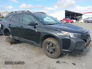 2025 Subaru Outback Wilderness with VIN 4S4BTGUD0S3225683, listed as a IAAI auction lot 42249480 with 2,549 mi miles and . Bid and sale history available at DreamBid. Image 1.