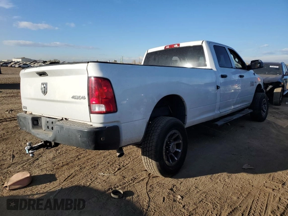 2016 Ram 2500 Tradesman with VIN 3C6TR5HT0GG218855, listed as a Copart auction lot 78206044 with 124,604 mi miles and Salvage title. Bid and sale history available at DreamBid. Image 3.