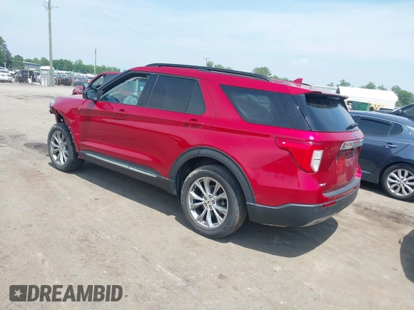 2020 Ford Explorer XLT z VIN 1FMSK8DH8LGC87225, wystawiony jako IAAI lot #42295557 z przebiegiem 110 237 mil mil oraz . Historia ofert i sprzedaży dostępna na DreamBid. Obrazek 3.