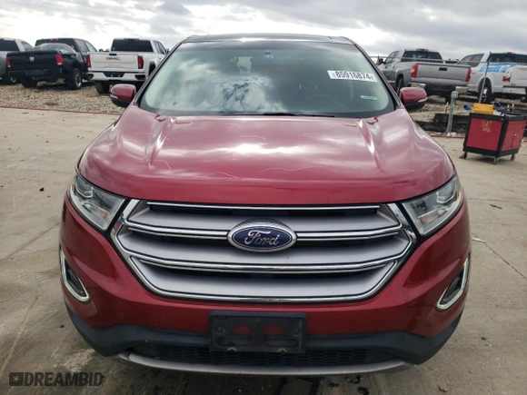 2017 Ford Edge Titanium with VIN 2FMPK3K81HBB56177, listed as a Copart auction lot 85916874 with 102,945 mi miles and Clean Title. Bid and sale history available at carsss.com. Image 5.