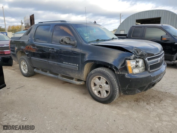 2008 Chevrolet Avalanche LS with VIN 3GNEC12078G248583, listed as a Copart auction lot 77884534 with 292,937 mi miles and Salvage Title. Bid and sale history available at carsss.com. Image 4.