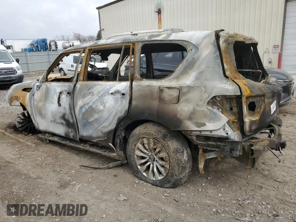 2024 Nissan Armada SV with VIN JN8AY2AC2R9196764, listed as a Copart auction lot 50215555 with 0 mi miles and Non Repairable. Bid and sale history available at carsss.com. Image 2.