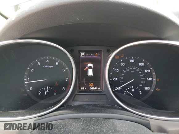 2017 Hyundai Santa Fe Ultimate with VIN 5XYZWDLA2HG487757, listed as a Copart auction lot 60721855 with 54,644 mi miles and Salvage title. Bid and sale history available at DreamBid. Image 9.