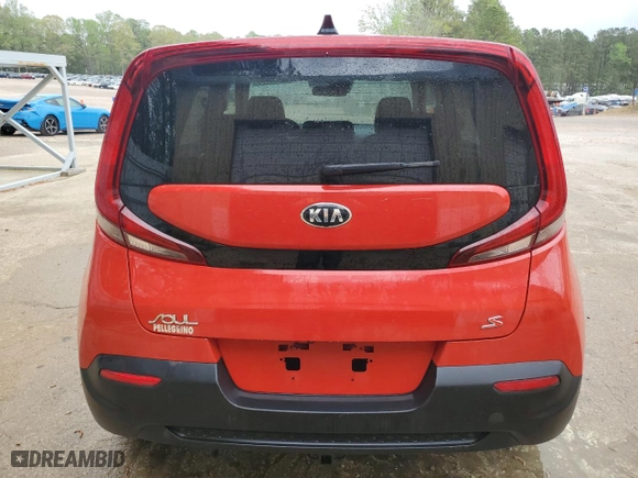 2020 Kia Soul S with VIN KNDJ23AU4L7011824, listed as a Copart auction lot 51980005 with 65,241 mi miles and Salvage Title. Bid and sale history available at carsss.com. Image 6.