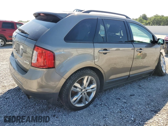 2014 Ford Edge SEL with VIN 2FMDK3J91EBA33648, listed as a Copart auction lot 63723214 with 0 mi miles and Salvage Title. Bid and sale history available at carsss.com. Image 3.