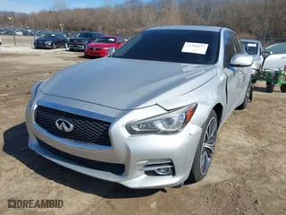2015 Infiniti Q50 Premium with VIN JN1BV7AR7FM405809, listed as a IAAI auction lot 41782277 with 110,958 mi miles. Bid and sale history available at carsss.com. Image 17.