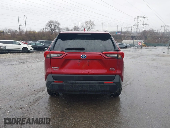 2021 Toyota RAV4 Hybrid LE with VIN 4T3B6RFV6MU043418, listed as a IAAI auction lot 41864627 with 60,340 mi miles. Bid and sale history available at carsss.com. Image 17.