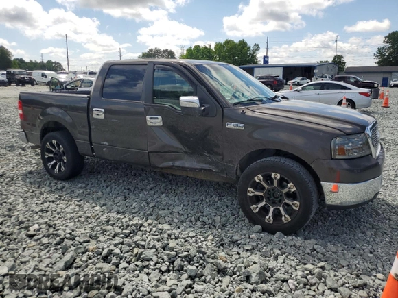 2007 Ford F-150 XLT with VIN 1FTRW12W47FA87342, listed as a Copart auction lot 56244265 with 293,800 mi miles and Salvage title. Bid and sale history available at DreamBid. Image 4.