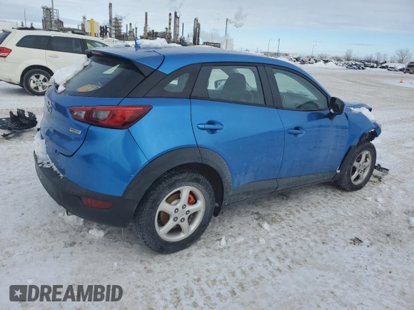 2016 Mazda CX-3 Sport z VIN JM1DKBB72G0124864, wystawiony jako Copart lot #44143535 z przebiegiem 136 750 mil mil oraz Szkoda całkowita • Salvage title. Historia ofert i sprzedaży dostępna na DreamBid. Obrazek 3.
