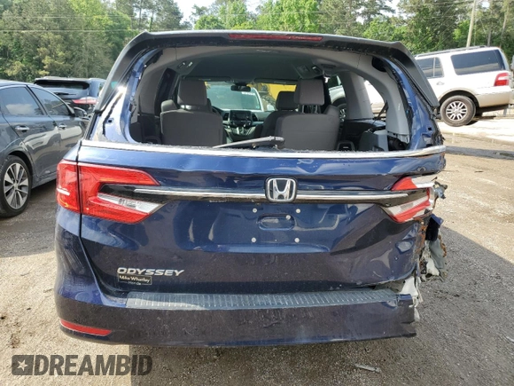 2021 Honda Odyssey LX с VIN 5FNRL6H24MB044310, выставлен на аукционе Copart как лот 54722715 с пробегом 32 493 миль миль и Списание • Salvage title. История ставок и продаж доступна на DreamBid. Изображение 6.