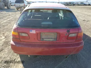 1993 Honda Civic CX with VIN 2HGEH2355PH542980, listed as a Copart auction lot 76941494 with 203,173 mi miles and Salvage Title. Bid and sale history available at DreamBid. Image 6.