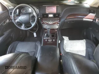 2013 Infiniti M37 with VIN JN1BY1AP7DM511547, listed as a Copart auction lot 52928405 with 116,278 mi miles and Salvage Title. Bid and sale history available at carsss.com. Image 8.
