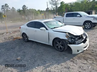 2010 Lexus IS 250 with VIN JTHBF5C22A5126929, listed as a IAAI auction lot 42105258 with 233,650 mi miles and . Bid and sale history available at DreamBid. Image 1.