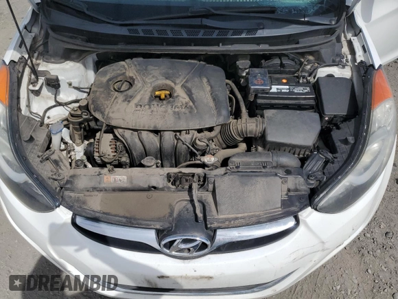 2013 Hyundai Elantra Limited with VIN 5NPDH4AE7DH249156, listed as a Copart auction lot 55847945 with 40,236 mi miles and Salvage Title. Bid and sale history available at DreamBid. Image 11.