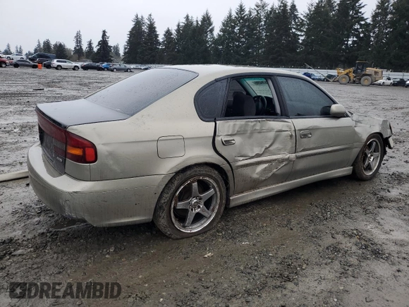 2001 Subaru Legacy with VIN 4S3BE645016202306, listed as a Copart auction lot 45784295 with 93,256 mi miles and Salvage title. Bid and sale history available at DreamBid. Image 3.