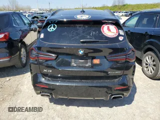 2022 BMW X3 xDrive30i with VIN 5UX53DP06N9M96658, listed as a Copart auction lot 48069574 with Not Provided miles and Salvage Title. Bid and sale history available at DreamBid. Image 6.