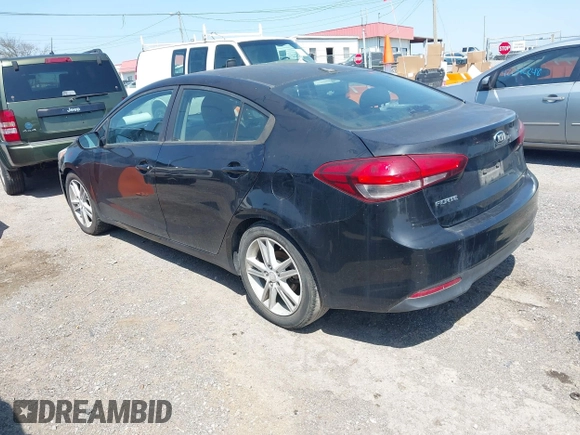 2017 Kia Forte LX with VIN 3KPFK4A77HE101143, listed as a IAAI auction lot 42038578 with 126,089 mi miles. Bid and sale history available at carsss.com. Image 3.