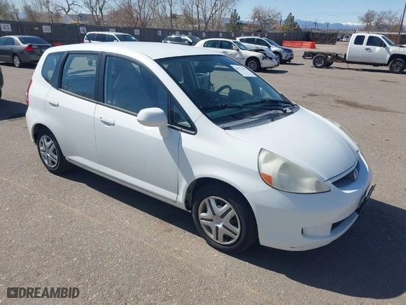 2007 Honda Fit with VIN JHMGD38407S012562, listed as a IAAI auction lot 41772476 with 162501 miles. Bid and sale history available at carsss.com. Image 1.