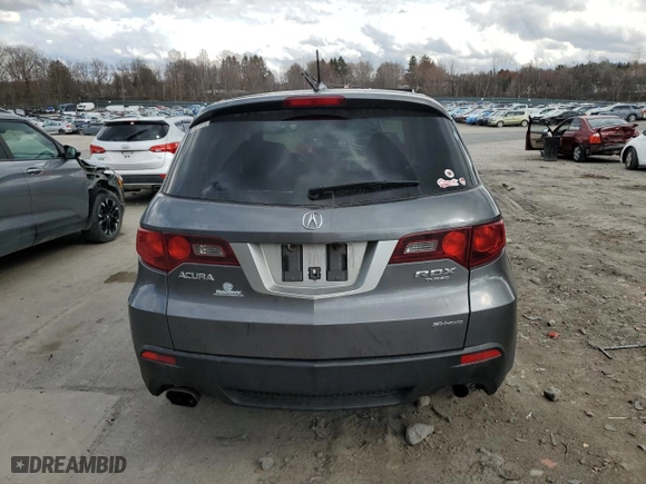 2012 Acura RDX Tech Pkg with VIN 5J8TB1H50CA000206, listed as a Copart auction lot 51256615 with 153,732 mi miles and Salvage Title. Bid and sale history available at carsss.com. Image 6.