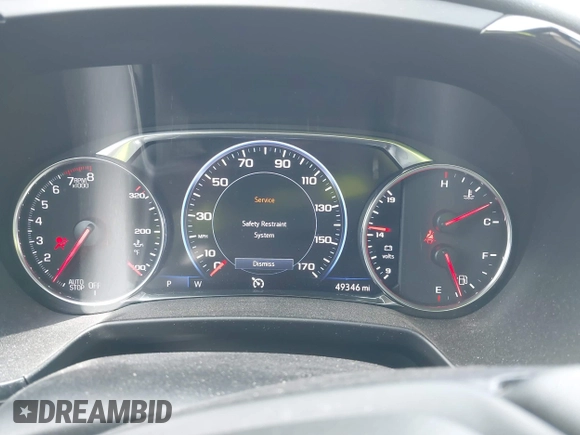 2022 Chevrolet Blazer RS with VIN 3GNKBERS2NS202155, listed as a IAAI auction lot 41918572 with 49,346 mi miles and . Bid and sale history available at DreamBid. Image 7.
