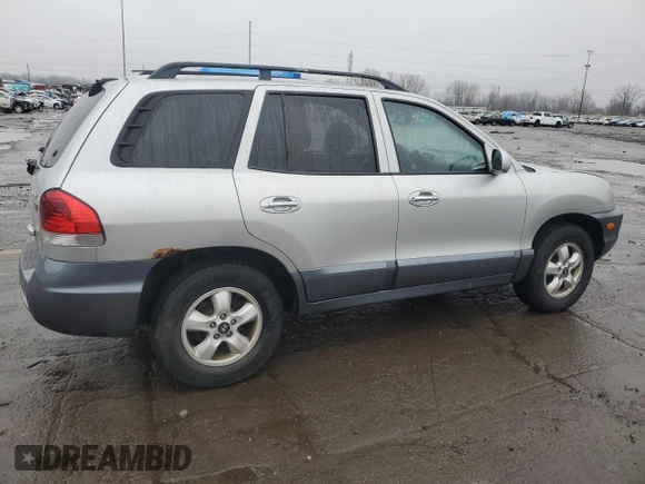 2005 Hyundai Santa Fe GLS with VIN KM8SC73E05U877857, listed as a Copart auction lot 85159924 with 103,331 mi miles and Clean Title. Bid and sale history available at carsss.com. Image 3.