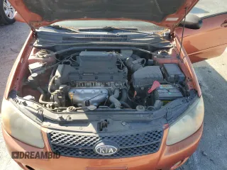 2009 Kia Spectra with VIN KNAFE241695022477, listed as a Copart auction lot 49182505 with 264,967 mi miles and Non Repairable. Bid and sale history available at carsss.com. Image 11.