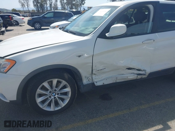 2014 BMW X3 xDrive28i with VIN 5UXWX9C51E0D09485, listed as a IAAI auction lot 41831582 with 103,953 mi miles and . Bid and sale history available at DreamBid. Image 6.