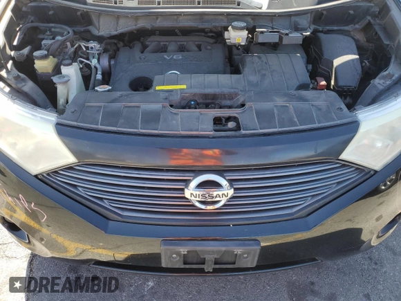 2014 Nissan Quest S with VIN JN8AE2KP7E9102009, listed as a Copart auction lot 52460355 with 153,947 mi miles and Salvage Title. Bid and sale history available at carsss.com. Image 12.
