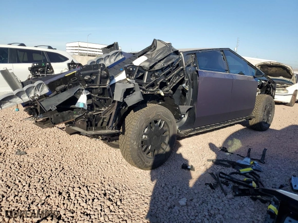 2024 Tesla Cybertruck Cyberbeast with VIN 7G2CEHEE9RA028082, listed as a Copart auction lot 83783394 with NaN miles and Salvage Title. Bid and sale history available at carsss.com. Image 3.