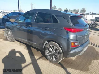 2021 Hyundai Kona Ultimate with VIN KM8K5CA58MU608994, listed as a IAAI auction lot 41334841 with 48,981 mi miles. Bid and sale history available at carsss.com. Image 3.