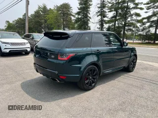 2020 Land Rover Range Rover Sport HST with VIN SALWS2RU5LA729852, listed as a Copart auction lot 59935995 with 104,182 mi miles and Clean title. Bid and sale history available at DreamBid. Image 4.