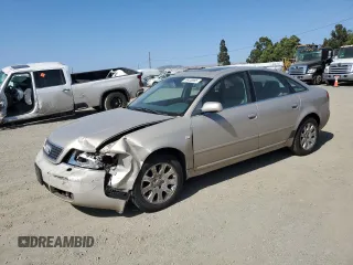 2001 Audi A6 z VIN WAUEH64B01N157171, wystawiony jako Copart lot #59438895 z przebiegiem 71 666 mil mil oraz Szkoda całkowita • Salvage title. Historia ofert i sprzedaży dostępna na DreamBid. Obrazek 1.