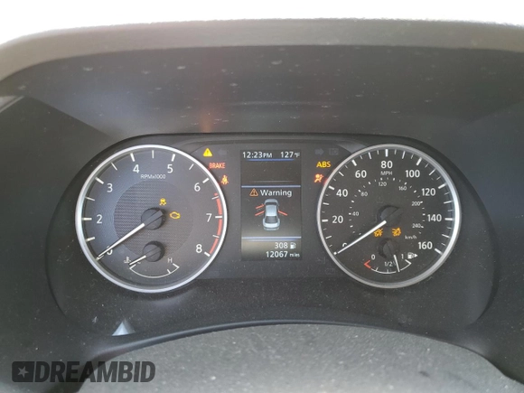 2024 Nissan Sentra S with VIN 3N1AB8BVXRY359352, listed as a Copart auction lot 49323845 with 12,067 mi miles and Salvage Title. Bid and sale history available at carsss.com. Image 9.