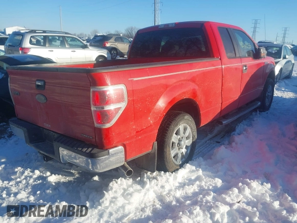 2011 Ford F-150 XL with VIN 1FTEX1CM4BFB90214, listed as a IAAI auction lot 41260233 with 169,740 mi miles. Bid and sale history available at carsss.com. Image 4.