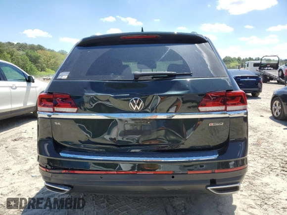 2021 Volkswagen Atlas SE z VIN 1V2HP2CA0MC608375, wystawiony jako Copart lot #56073325 z przebiegiem 38 240 mil mil oraz Szkoda całkowita • Salvage title. Historia ofert i sprzedaży dostępna na DreamBid. Obrazek 6.