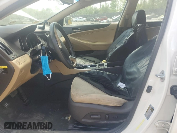 2013 Hyundai Sonata GLS with VIN 5NPEB4AC1DH803019, listed as a Copart auction lot 54192145 with 166,456 mi miles and Salvage Title. Bid and sale history available at carsss.com. Image 7.