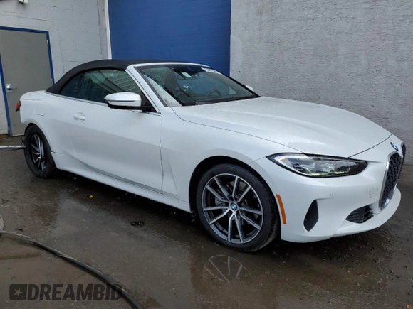 2024 BMW 4 Series 430i xDrive with VIN WBA43AT00RCR90165, listed as a Copart auction lot 81356814 with 11,340 mi miles and Salvage Title. Bid and sale history available at carsss.com. Image 4.