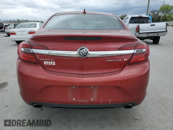 2014 Buick Regal Premium I with VIN 2G4GN5EXXE9222198, listed as a Copart auction lot 52641695 with 109,194 mi miles and Salvage Title. Bid and sale history available at carsss.com. Image 6.