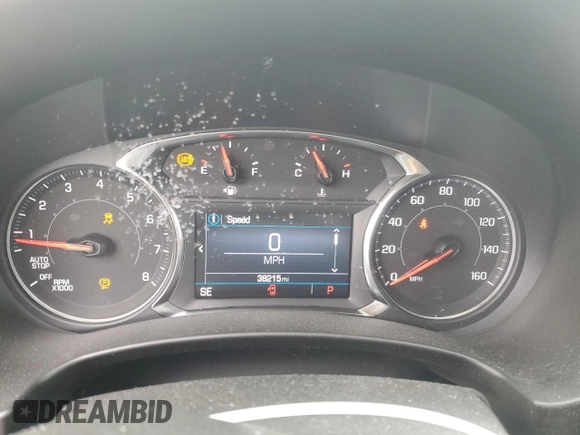 2024 GMC Terrain SLE with VIN 3GKALMEGXRL156124, listed as a Copart auction lot 60152115 with 38,215 mi miles and Salvage title. Bid and sale history available at DreamBid. Image 9.