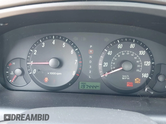 2006 Hyundai Elantra GLS with VIN KMHDN46D76U375496, listed as a IAAI auction lot 42583939 with 197,444 mi miles and . Bid and sale history available at DreamBid. Image 7.
