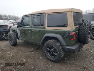 2023 Jeep Wrangler Sport S with VIN 1C4HJXDG1PW504242, listed as a Copart auction lot 83772924 with 29,237 mi miles and Salvage Title. Bid and sale history available at DreamBid. Image 2.