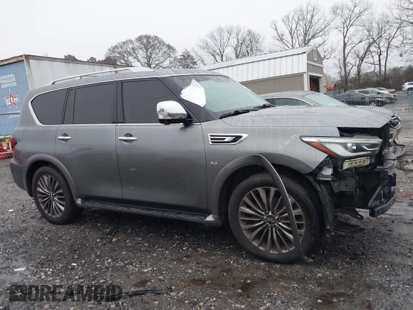 2018 Infiniti QX80 with VIN JN8AZ2NE7J9195445, listed as a IAAI auction lot 41409349 with 133,241 mi miles and . Bid and sale history available at DreamBid. Image 13.