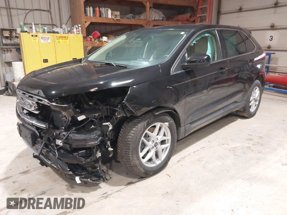 2021 Ford Edge SEL with VIN 2FMPK4J94MBA40692, listed as a IAAI auction lot 41869756 with 44,197 mi miles. Bid and sale history available at carsss.com. Image 22.